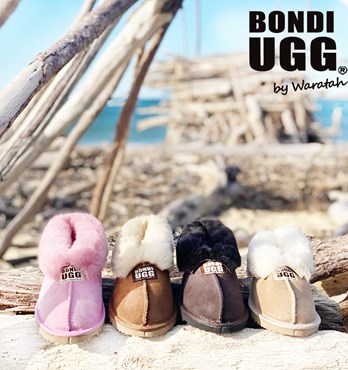 BONDI UGG -羊毛领羊皮拖鞋形象