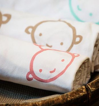 100%纯棉有机婴儿包裹图片