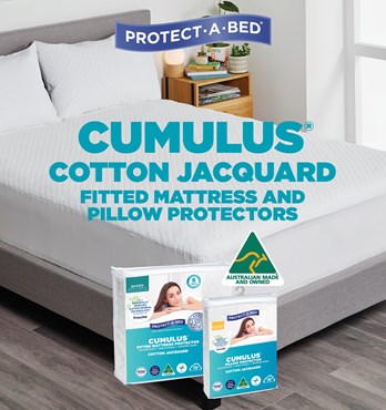 Cumulus®棉提花床垫和枕头保护器图像