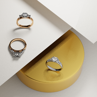订婚戒指和珠宝